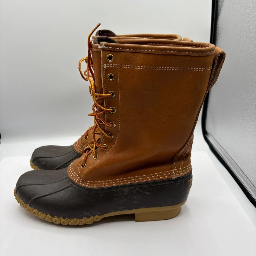 L.L. Bean Bean Boots Mens Size 10 Goretex Waterproof Hunting Outdoor Made USA